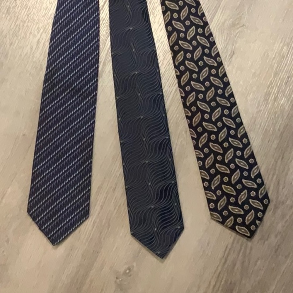 JP TILFORD, PAVONE AND TINO COSINA 100% SILK TIES